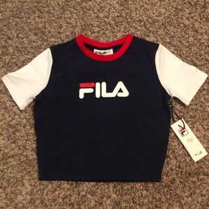 FILA cropped shirt NWT